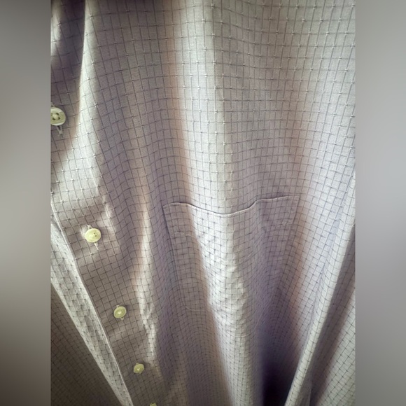 Rochester Big/Tall Men’s Long Sleeve Button Up Shirt - Light Purple - Size 36/37 - Picture 3 of 4